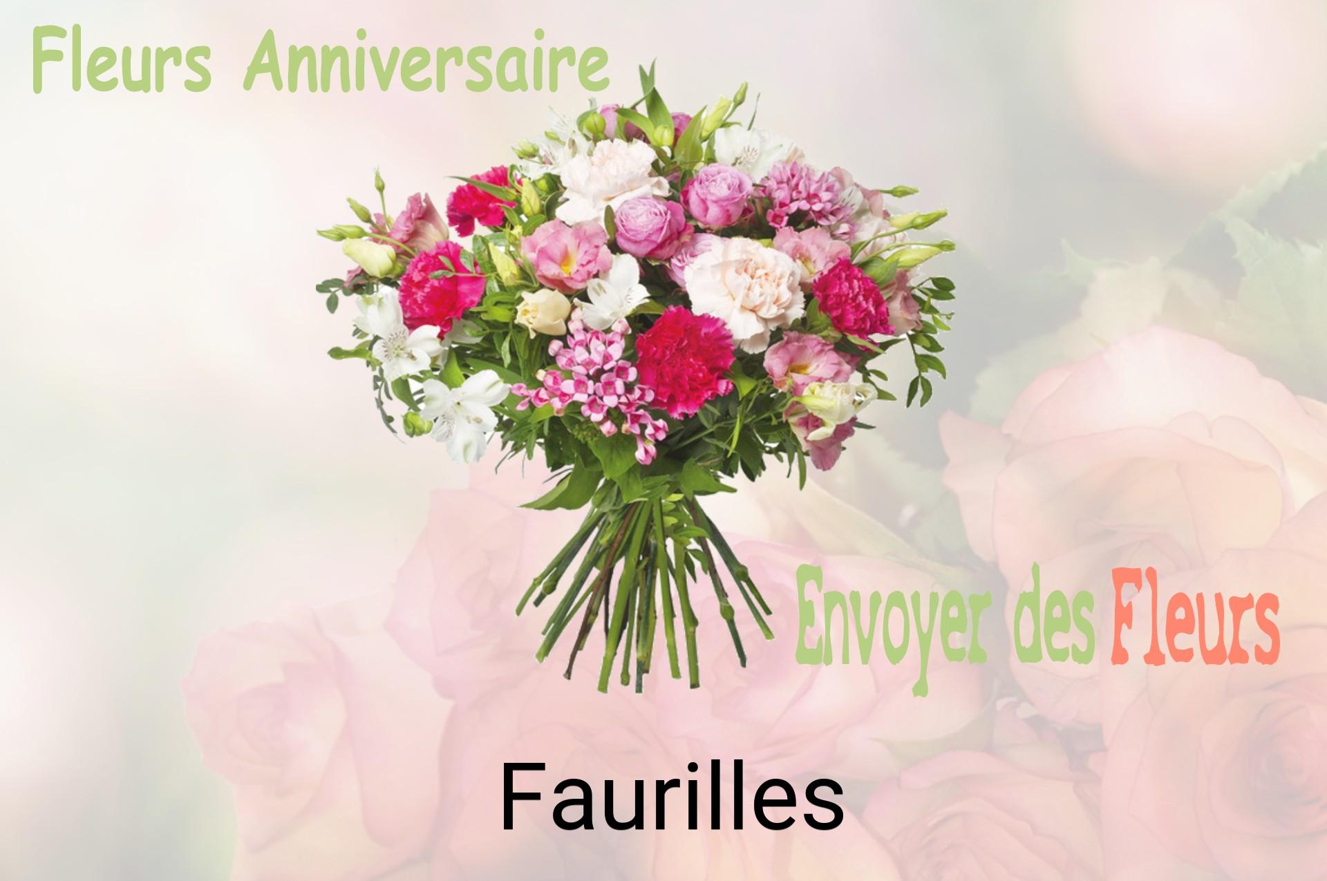 Bouquet de fleurs d’anniversaire livré à Faurilles